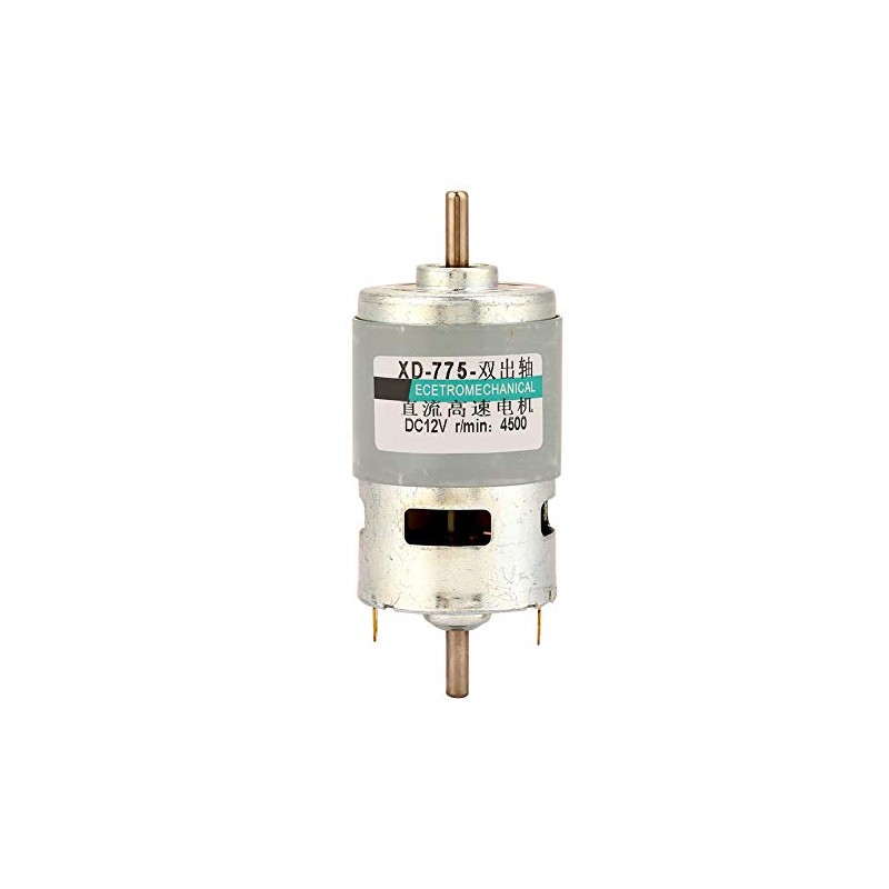 DC24V 12V 775 Motor 50W High Performance Double Shaft DC
