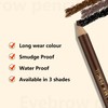 MOTIBACK 12-Count Brow Defining Set with Sharpener (Dark Brown)