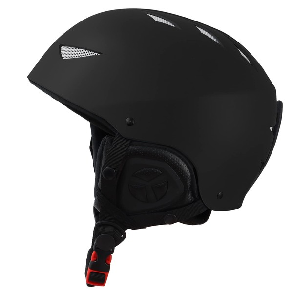 Vihir Ski Helmet Adjustable Vent, Goggle and Audio Compatible, Removable