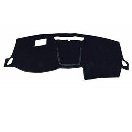 C.P.R. Black Carpet Dash Cover Compatible with 2013-2016 GMC Acadia (with Heads Up Display) Made in The USA