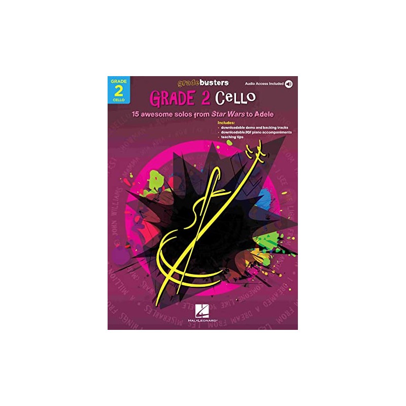 Gradebusters Grade 2 - Cello Solo Book + Audio-Online