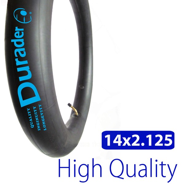Lineament Durader 14x2.125 Inner Tube with Angled Valve for Gasoline Bike