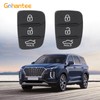 gohantee 3-Button Rubber Car Key Pads Replacement for Hyundai i20