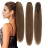 Rich Choices Claw Clip Ponytail Extension Real Human Hair Clip
