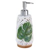Avanti Linens - Soap Dispenser/Lotion Pump, Palm Tree Leaves Inspired