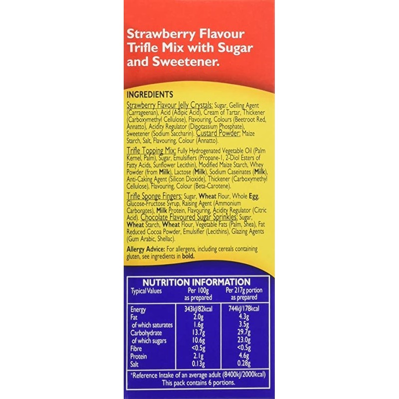 Bird's Strawberry Trifle, 5.10-Ounce (Pack of 4)