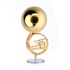 Dselvgvu Miniature Sousaphone with Stand and Case Brass Mini Musical