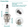VooGenzek 3 PCS Spark Plug BM6A, Lawnmower Spark Plug, BM6A