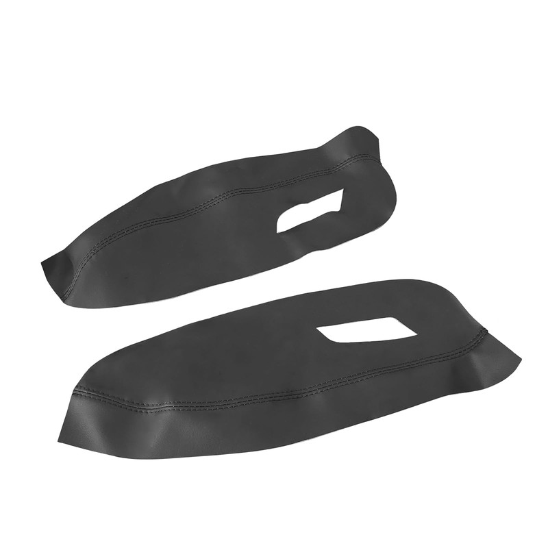 Zieichy Door Armrest Panel Cover, Replacement Microfiber Leather Armrest Cover