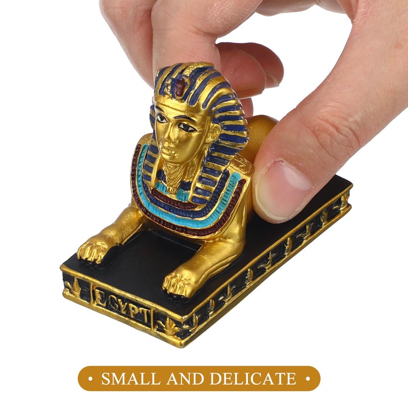 SEWACC Resin Sphinx Statue, Egyptian Sphinx Figurine Vintage Egyptian Desktop