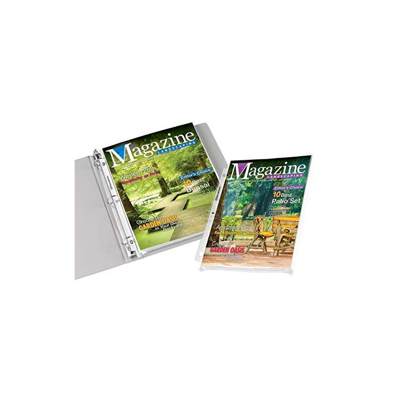 Office Depot Top-Loading Sheet Protectors, Heavyweight, Clear, Expandable, Box of