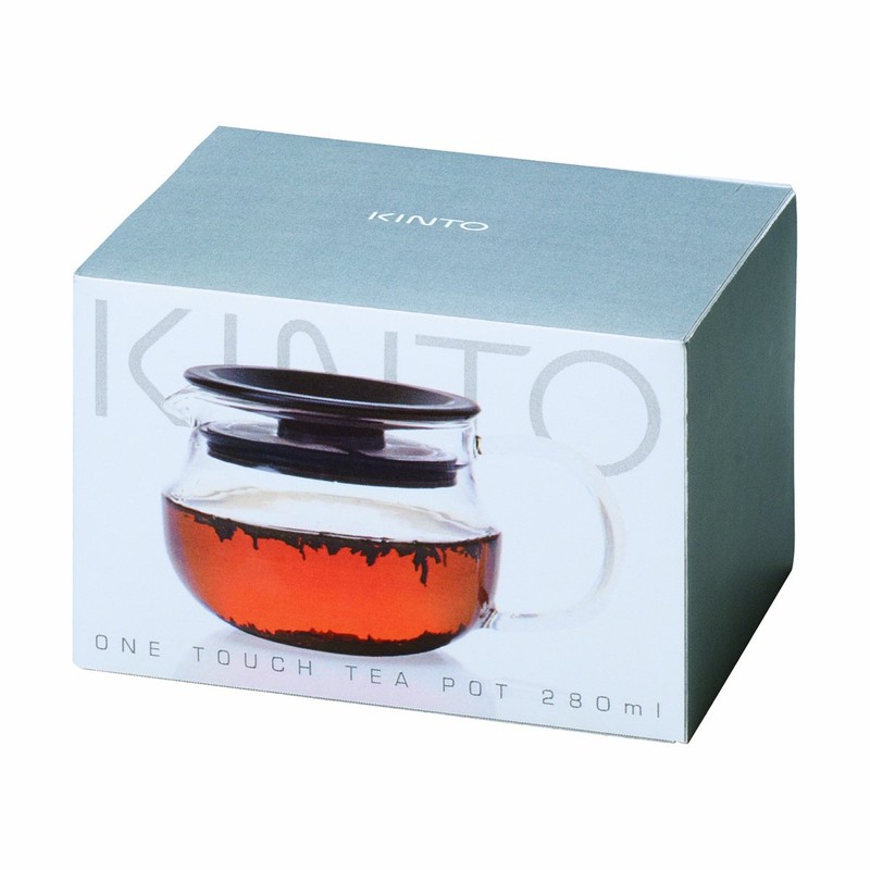 KINTO 8387 One-Touch Teapot, 9.5 fl oz (280 ml), Brown