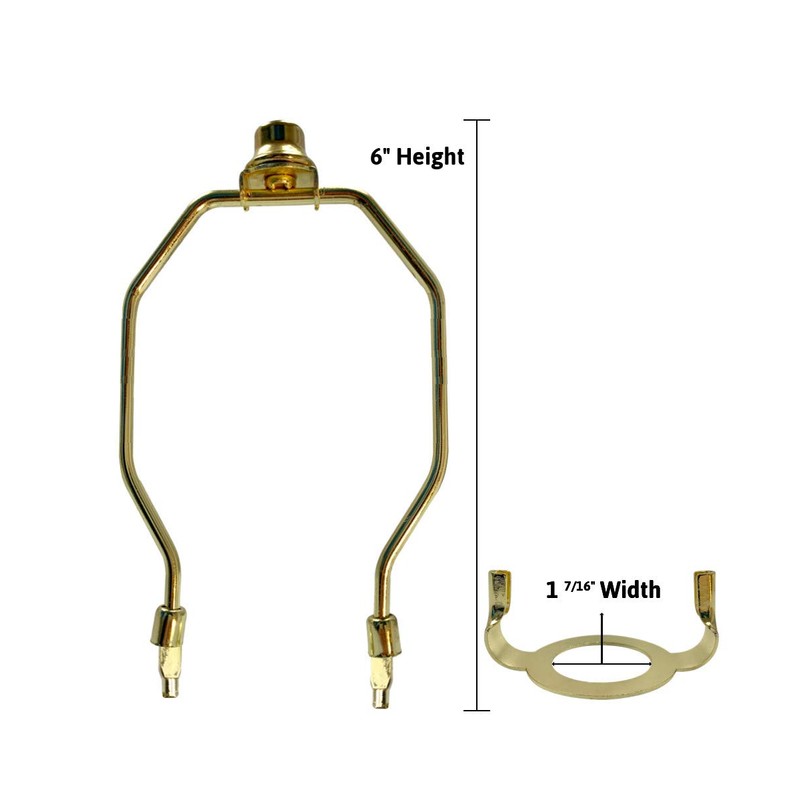SLIP UNO Adapter Converts your 9" high Lampshade to fit