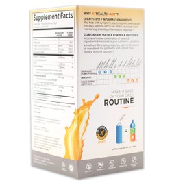 KTHealth+ AIM™ Targeted Healthy Matrix, Great Taste Supplement Drink Mix, Supports Healthy Inflammatory Response, 14 Powder Packets, Single Serving, Unflavored