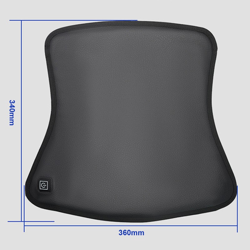 Motorcycle Heated Seat Cushion Electric Heated Seat Pad 3-Speed Adjustable