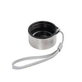 axentia Stainless Steel Water Bottle, Silver, Approx. 1 Litre