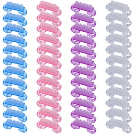 Set de 48 Cepillo para Limpiar Uñas, Kit de Limpieza para Dedos de los Pies y Uñas, Cepillos de Uñas para Limpieza con Mango Práctico, para Manicure, Pedicure y Limpieza General