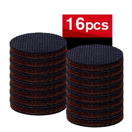 Furniture Protection Pad, Natural Rubber Scratchproof and Soundproofing Round Felt Pads, Anti-Slip Rubber Pads (1.5 inches (3.8 cm) / 16 Pcs/Round Shape