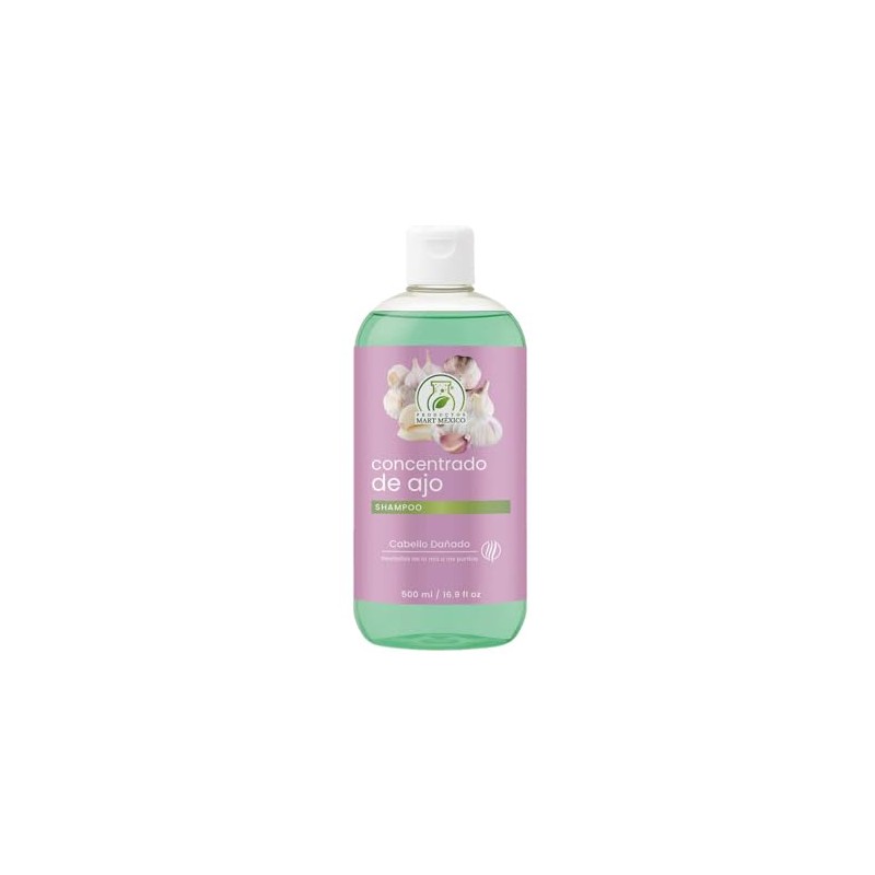 Shampoo Concentrado De Ajo Para El Crecimiento Capilar 500 Ml