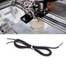 PT1000-550BW PT100 Temperature Probe Resistor Thermocouple Sensor 3D Printer Platinum Thermal Sensor 3D Temperature Probe Printer Accessories
