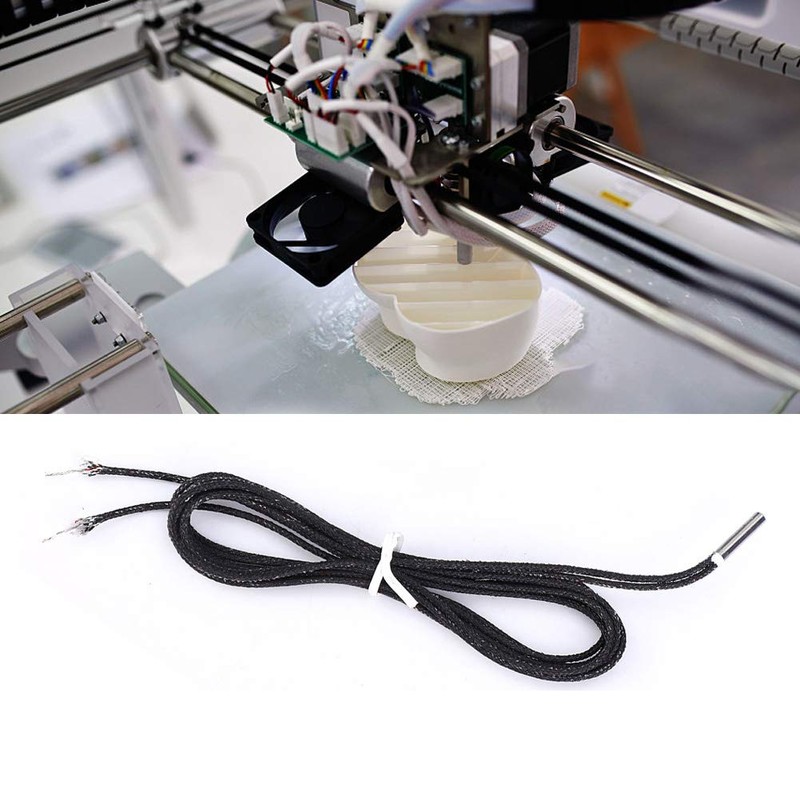 PT1000-550BW PT100 Temperature Probe Resistor Thermocouple Sensor 3D Printer Platinum