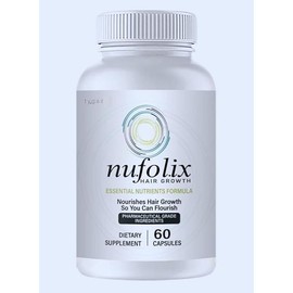 Nu.fol.ix Capsules- Powerful Hair Growth Support- 60 Capsules, Pack of 1