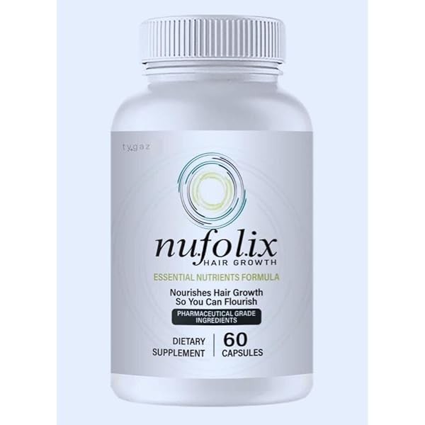 Nu.fol.ix Capsules- Powerful Hair Growth Support- 60 Capsules, Pack of