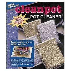 Cleanpot / Clean Pot (Set of 12) - Metallic / Teflon Scrubber / Pot Cleaner