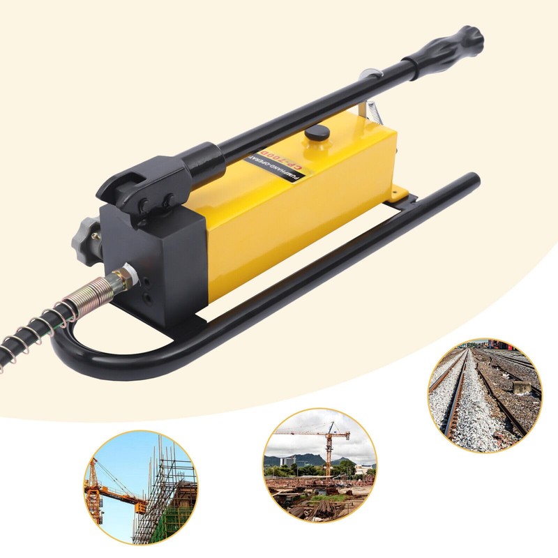 1500cc Manual Hydraulic Pump, w/High-Pressure Oil Pipe & Thickened Plunger,