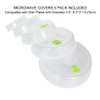 Bealuffe Microwave Covers for Food 5 PCS Microwave Splatter Lid