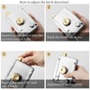 Rim Lock Set, Stainless Steel Vertical Keyway Cylinder Deadbolt With
