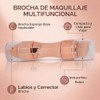 Brocha de Maquillaje 4 en 1, Mini Brocha de Maquillaje