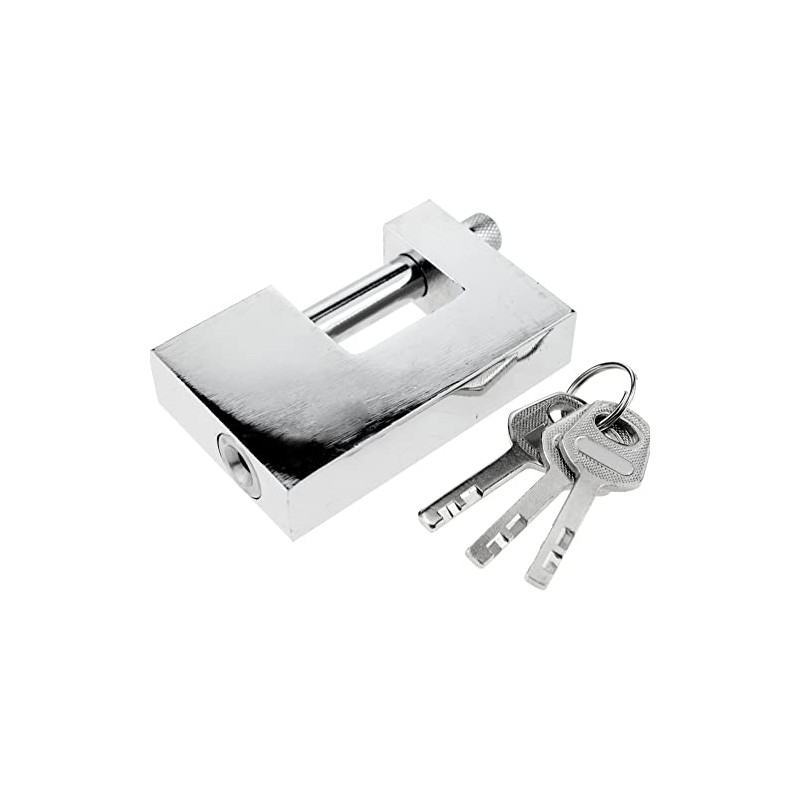 Micro Traders Shutter Padlock Heavy Duty Shackle Pad Lock Steel