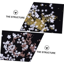 FOMIYES Resin Nail Decoration 3D Nail Charm Set of 3 Easy to Apply Random Color