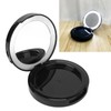 Cushion Foundation Case LED Light Round Mirror Compact Internal Case
