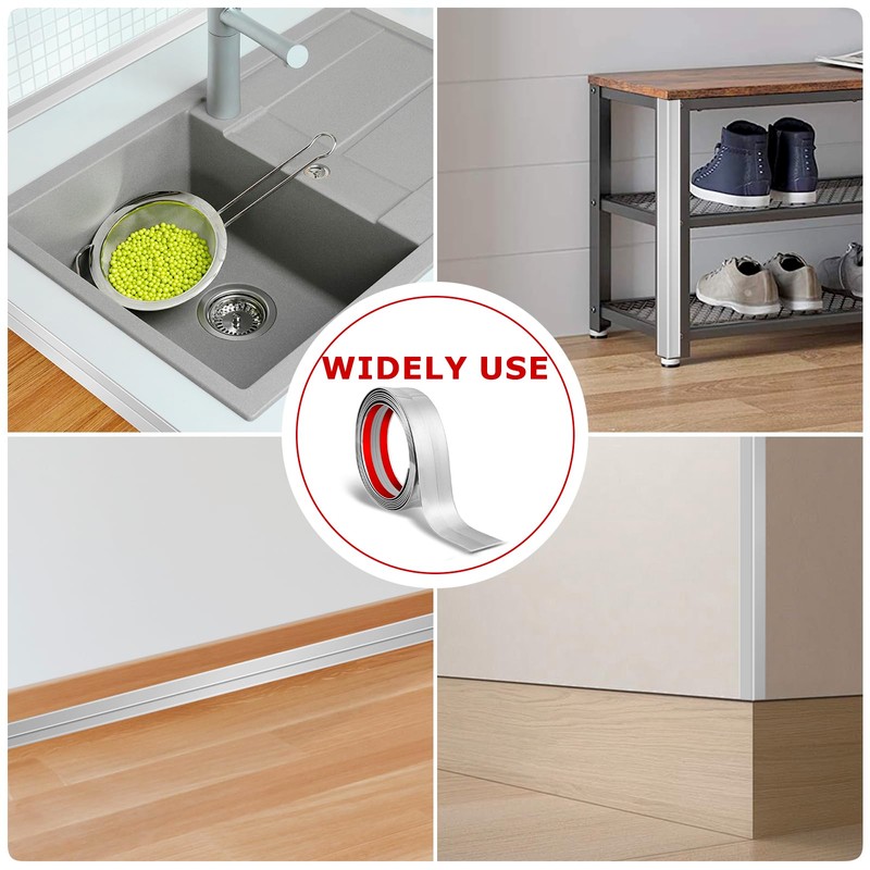 Flexible Wall Corner Protector Moulding Trim Peel and Stick Wall