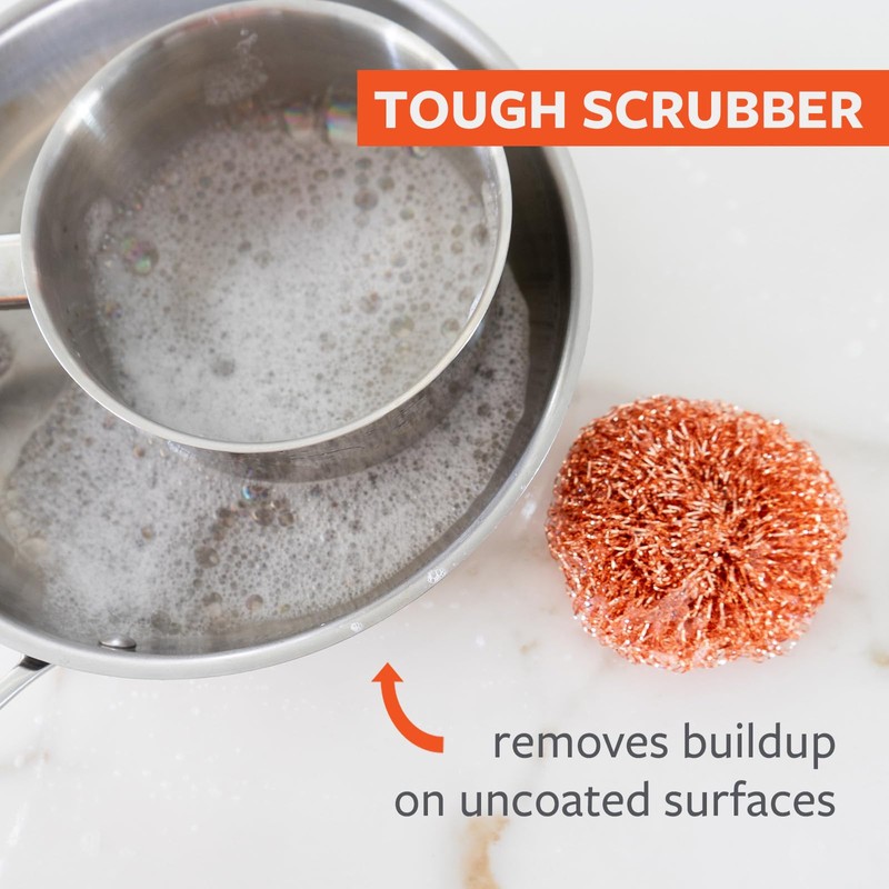 Full Circle Lucky Scrubber - Copper Scrubbers - Set of