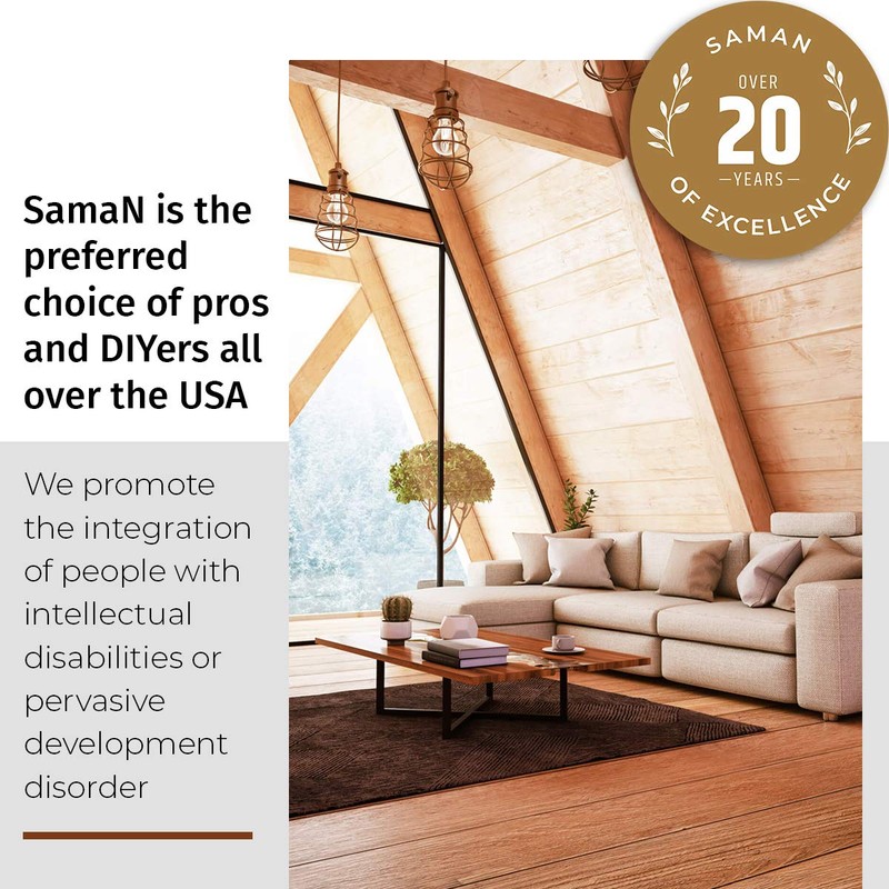 SamaN Interior Water Based Varnish with Aluminum Oxide – Crystal