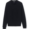 Lands' End Adult Crewneck Sweatshirt Large Black