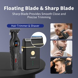 Hair Clipper and Shaver Set Professional Cordless Hair Trimmer for Men, Electric Beard Trimmers foil shavers, Barber Clipper Hair Cuttings Kit