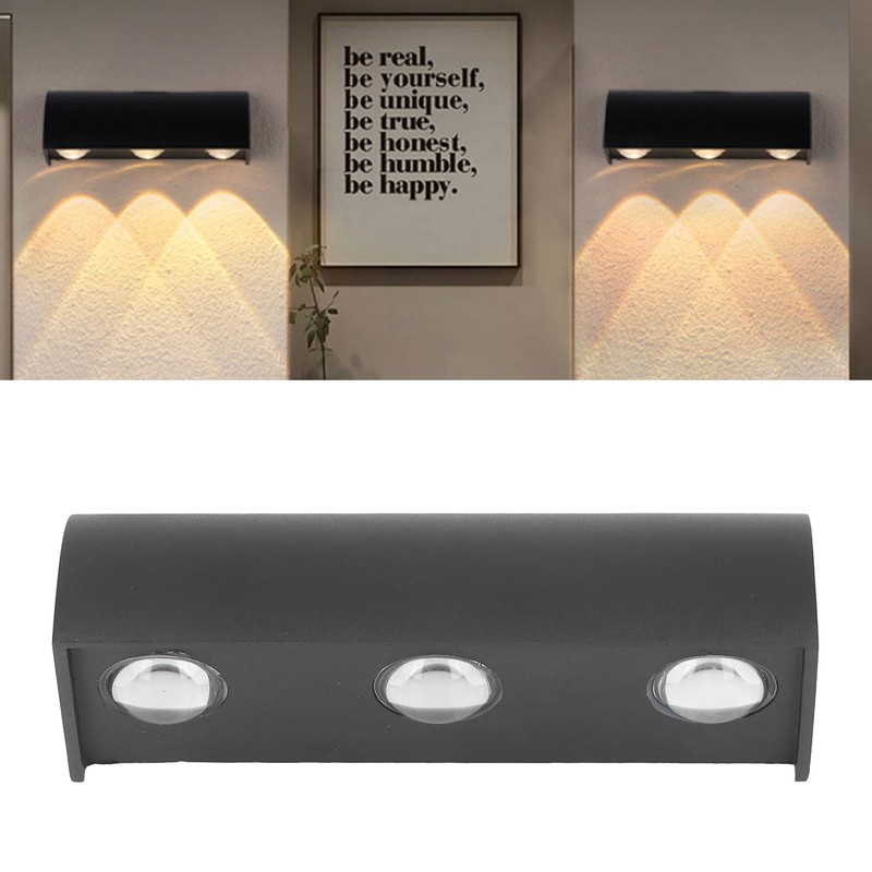 LED Wall Lights 3 LED 3W Glareless Soft Warm Light