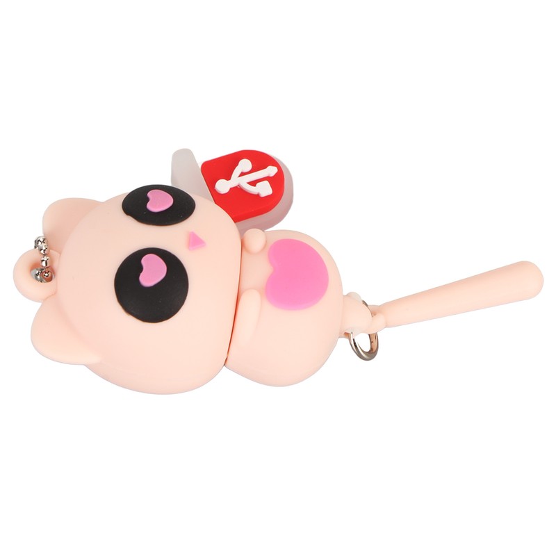 Cartoon USB Flash Drive Kitten Style USB2.0 Interface Plug and