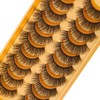 Clear Band False Eyelashes, D Curl, Russian Stripes, False Eyelashes,