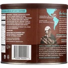 Equal Exchange Hot Cocoa Mix, Cans Chocolate, 12 Oz (ogh-equalch)