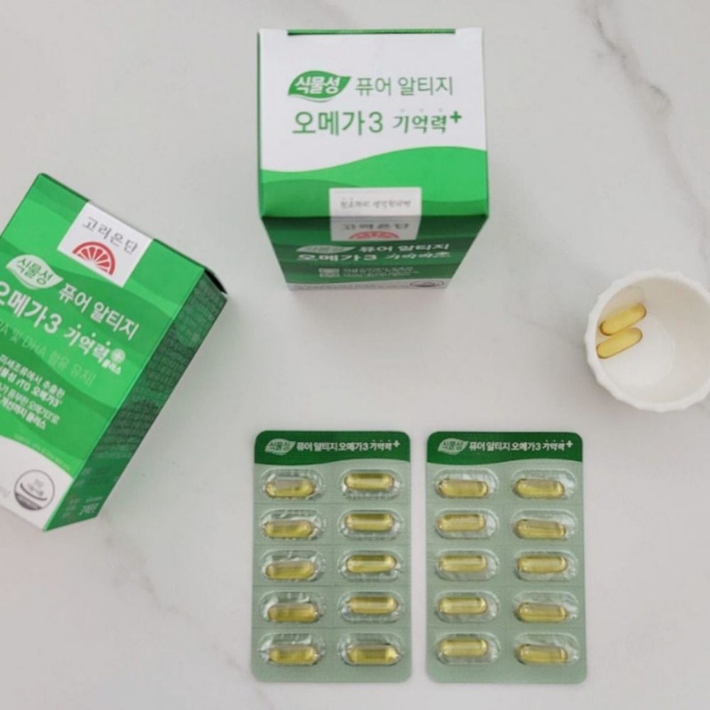 Korea Eundan Vegetable Pure Altige Omega-3 Memory Plus 60 tablets