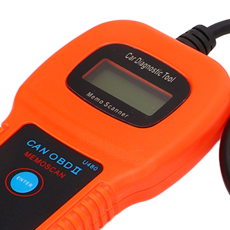 U480 Car OBD2 Diagnostic Scanner LCD Display 10‑12V DC Universal