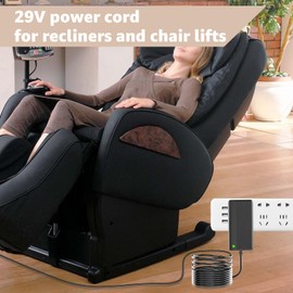 Norward Recliner Power Adapter for Limoss, Okin, Lazboy, Pride, 29V Recliner and Adjustable Bed Switching Power Supply ﻿