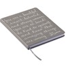 Eccolo Dayna Lee Collection Grey “Love, Your Notebook” 8x10" Inspiring