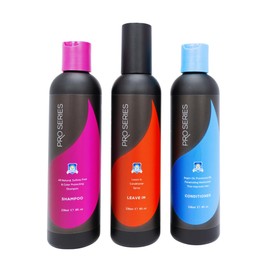 Pro Series Daily Hair Care Set - Shampoo, Conditioner & Leave-In | Hydrating, Anti-Frizz, and Heat Protectant for Lace Wigs & Hair Systems | 8 Fl Oz each