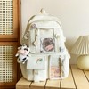 HORHEAR Kawaii Backpack for School, Cute Backpack with Kawaii Accessories